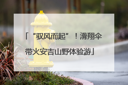 “驭风而起”！滑翔伞带火安吉山野体验游