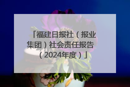 福建日报社（报业集团）社会责任报告（2024年度）