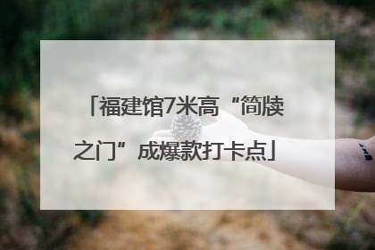 福建馆7米高“简牍之门”成爆款打卡点