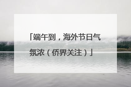 端午到，海外节日气氛浓（侨界关注）