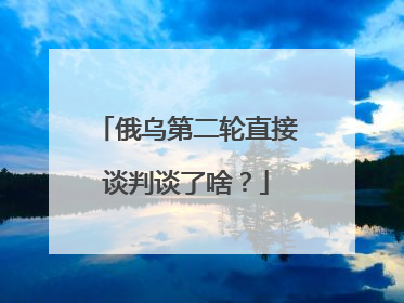 俄乌第二轮直接谈判谈了啥？