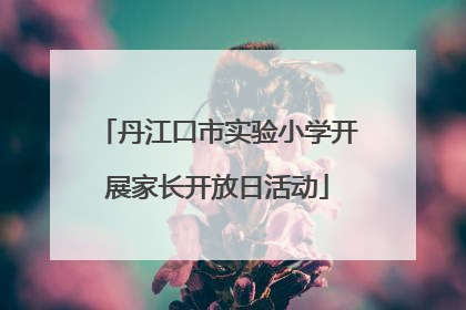 丹江口市实验小学开展家长开放日活动