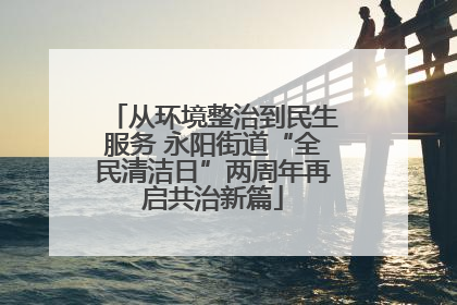 从环境整治到民生服务 永阳街道“全民清洁日”两周年再启共治新篇