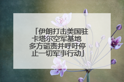 伊朗打击美国驻卡塔尔空军基地 多方谴责并呼吁停止一切军事行动