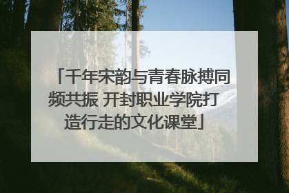 千年宋韵与青春脉搏同频共振 开封职业学院打造行走的文化课堂