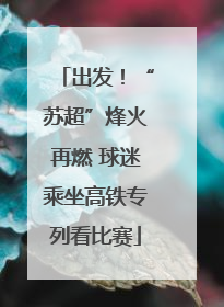 出发！“苏超”烽火再燃 球迷乘坐高铁专列看比赛