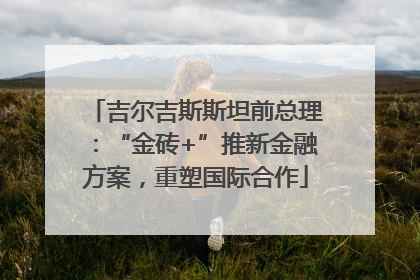 吉尔吉斯斯坦前总理：“金砖+”推新金融方案，重塑国际合作