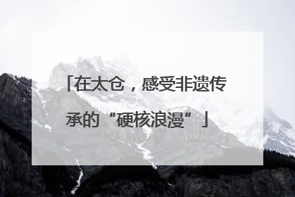 在太仓，感受非遗传承的“硬核浪漫”