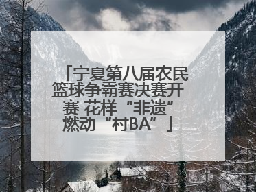 宁夏第八届农民篮球争霸赛决赛开赛 花样“非遗”燃动“村BA”