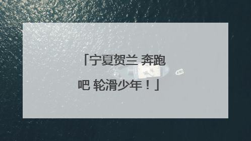 宁夏贺兰 奔跑吧 轮滑少年！