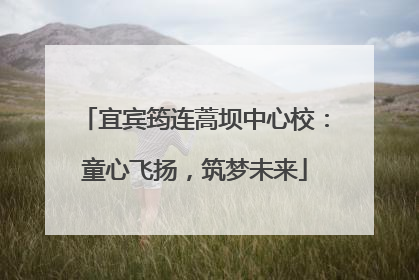 宜宾筠连蒿坝中心校：童心飞扬，筑梦未来