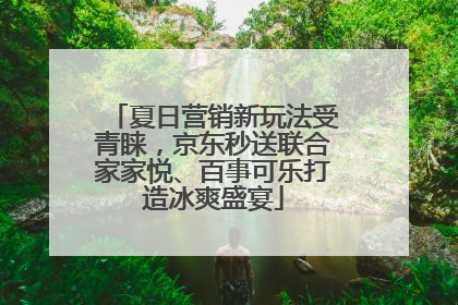 夏日营销新玩法受青睐，京东秒送联合家家悦、百事可乐打造冰爽盛宴