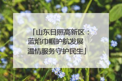 山东日照高新区：蓝焰巾帼护航发展 温情服务守护民生