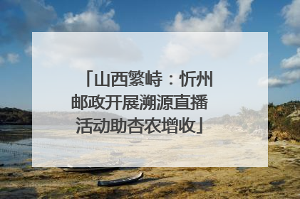 山西繁峙：忻州邮政开展溯源直播活动助杏农增收