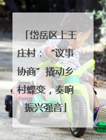 岱岳区上王庄村：“议事协商”撬动乡村蝶变，奏响振兴强音