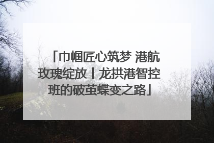 巾帼匠心筑梦 港航玫瑰绽放丨龙拱港智控班的破茧蝶变之路
