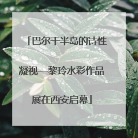 巴尔干半岛的诗性凝视—黎玲水彩作品展在西安启幕