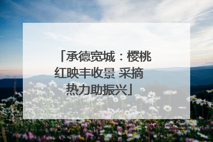 承德宽城：樱桃红映丰收景 采摘热力助振兴