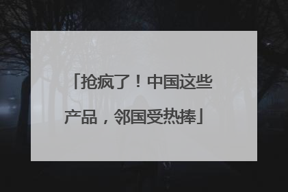 抢疯了！中国这些产品，邻国受热捧