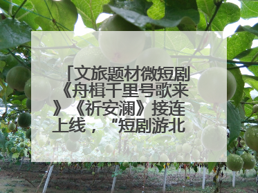 文旅题材微短剧《舟楫千里号歌来》《祈安澜》接连上线，“短剧游北京”开启大运河文化之旅