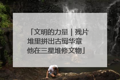 文明的力量｜残片堆里拼出古蜀华章 他在三星堆修文物