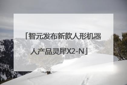 智元发布新款人形机器人产品灵犀X2-N