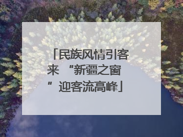 民族风情引客来 “新疆之窗”迎客流高峰