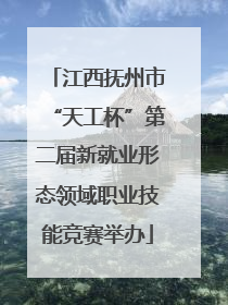 江西抚州市“天工杯”第二届新就业形态领域职业技能竞赛举办