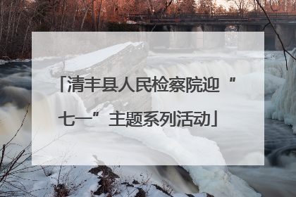 清丰县人民检察院迎“七一”主题系列活动