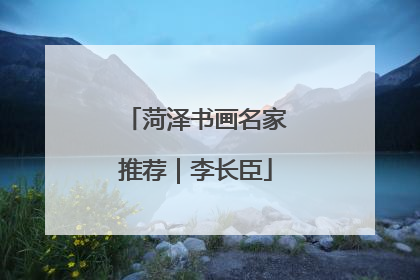 菏泽书画名家推荐｜李长臣