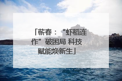蕲春：“虾稻连作”破困局 科技赋能焕新生