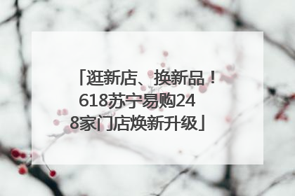 逛新店、换新品！618苏宁易购248家门店焕新升级