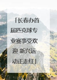 长春办首届匹克球专业赛事受欢迎 新兴运动正走红