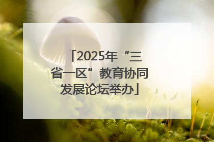 2025年“三省一区”教育协同发展论坛举办