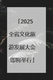 2025全省文化旅游发展大会即将举行